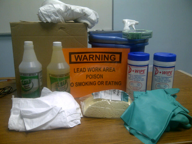 Lead work abatement kit